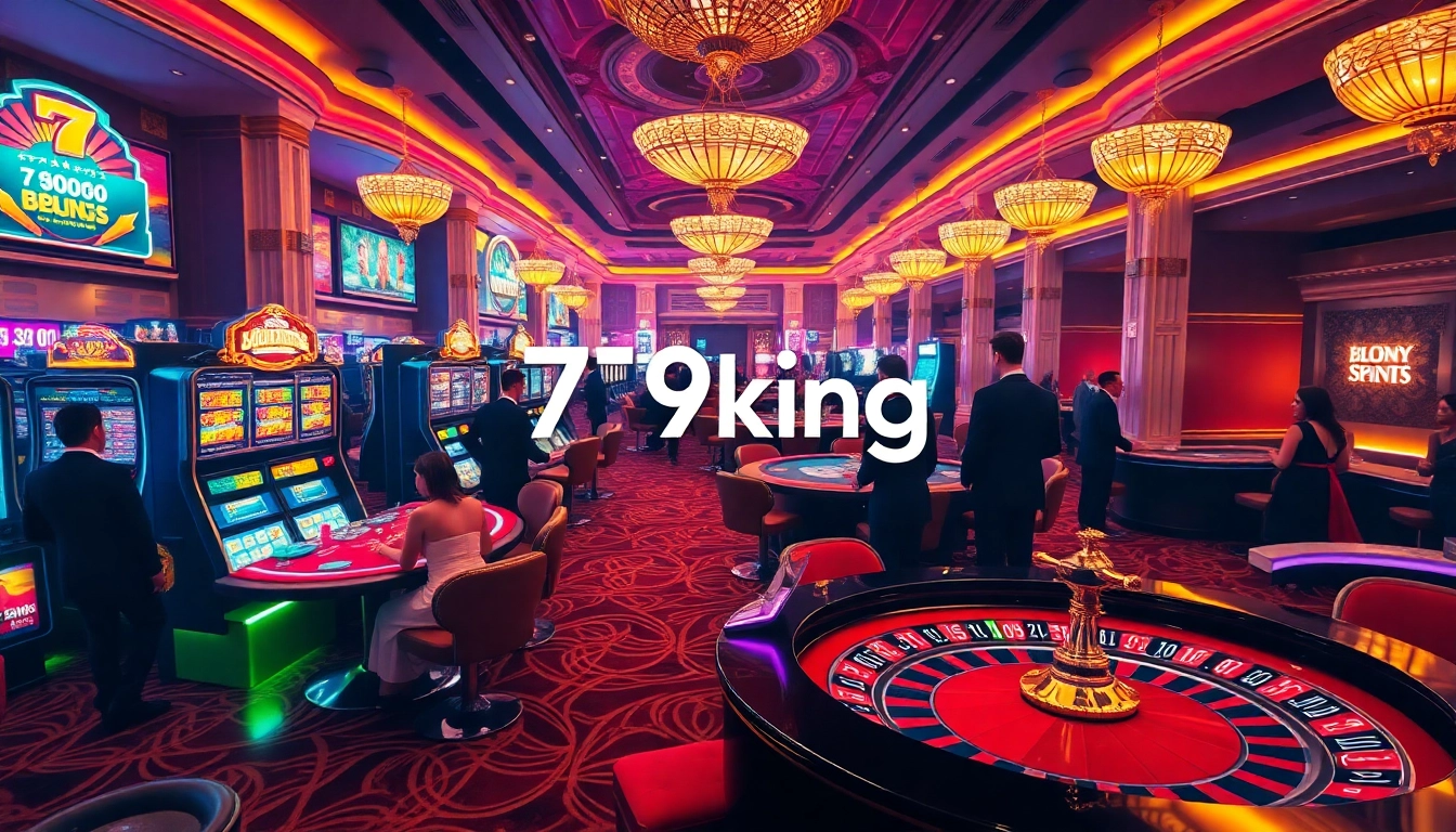 Experience riveting gameplay at 79king, where high-stakes poker and vibrant slot machines await in an upscale casino setting.