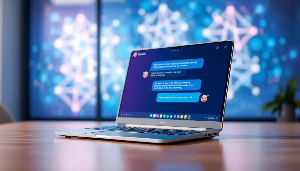 Engaging sex ai chat interface illustrating a vibrant conversation between user and AI.