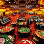 Experience the thrill of mm88 online casino with vibrant players at poker and roulette tables, showcasing digital gambling excitement.